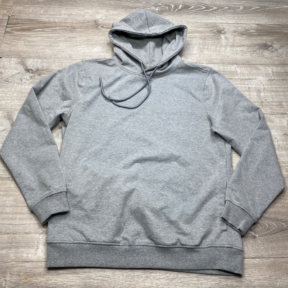 Cuts Clothing Hyperloop Hoodie Mens Medium Grey Classic Fit Pullover Casual